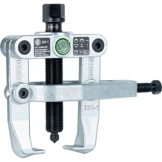 KUKKO Abziehwerkzeug 204-2 - Spann-T 100mm, Spann-W 100mm, seitliche Spannzwinge für Lenkstockhebel-Abzieher