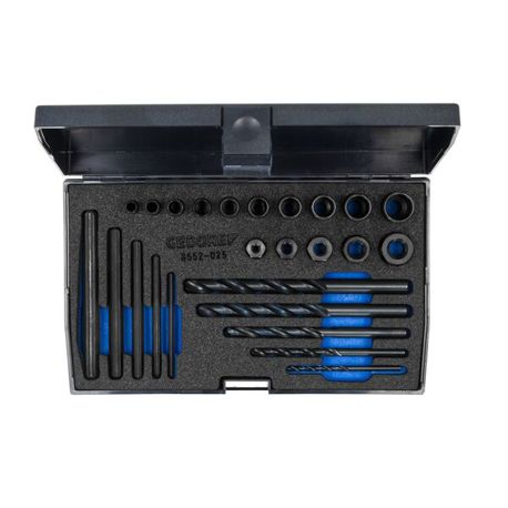 GEDORE Gewindeausdrehersatz 8552-025 für Schraubenausdreher